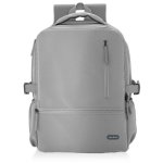 Sac à dos de sport imperméable Aisens ASBG-BP087-GR pour ordinateurs portables jusqu'à 15,6 pouces, gris