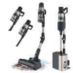 Aspirador sem Fio Cecotec Conga Rockstar 5500 Hurricane Station Flex 700W 90min Antiemaranhamento Animais Alergias