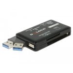 Lector De Tarjetas Delock Delock Superspeed Usb Typ-a 3.2 Gen 1 - Velocidad De Transferencia De Hasta 5 Gbps Y 6 Ranuras Para Tarjetas - Compatible Con Windows Y Mac - Plug-and-play - Práctico Y Fácil De Usar.