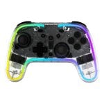 Snakebyte Gamepad RGB S Controller wireless Bluetooth 500mAh trasparente per Nintendo Switch Snakebyte Gamepad RGB S Controller wireless Bluetooth 500mAh trasparente per Nintendo Switch