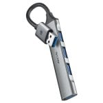 NGS IHUB4 MICRO USB 3.2 Gen 1 (3.1 Gen 1) Type-A 5000 Mbit/s Argent NGS IHUB4 MICRO USB 3.2 Gen 1 (3.1 Gen 1) Type-A 5000 Mbit/s Argent