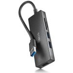 NGS IHUB READER HUB USB-A 3.2 5000 Mbit/s vers 3x USB 3.0 / SD / MicroSD Noir NGS IHUB READER HUB USB-A 3.2 5000 Mbit/s vers 3x USB 3.0 / SD / MicroSD Noir