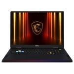 MSI Vector 17 HX AI A2XWIG-010FR Intel Core Ultra 9 275HX Ordinateur portable 43,2 cm (17") Quad HD+ 32 Go DDR5-SDRAM 2 To SSD NVIDIA GeForce RTX 5080 Wi-Fi 7 (802.11be) Windows 11 Home Gris