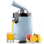 Cecotec Xqueze Retrojuice 1000 Elektrischer Arm-Entsafter, 1000 W, Blau Cecotec Xqueze Retrojuice 1000 Elektrischer Arm-Entsafter, 1000 W, Blau