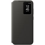 Samsung Smart View Wallet Case Capa Livro com Porta-Cartões para Galaxy S24 FE Preta