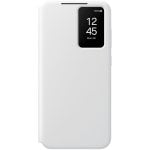 Samsung Smart View Wallet Case Capa Livro com Porta-Cartões para Galaxy S24 FE Branca