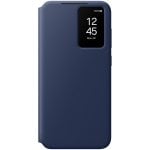 Samsung Smart View Wallet Case Capa Livro com Porta-Cartões para Galaxy S24 FE Azul Escuro