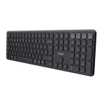 Trust Vaiya Teclado Inalámbrico Bluetooth Multidispositivo Recargable Negro
