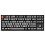 Keychron K8 Max QMK Teclado Mecânico Sem Fios Bluetooth Multi-Dispositivo Switch BROWN Cinzento Keychron K8 Max QMK Teclado Mecânico Sem Fios Bluetooth Multi-Dispositivo Switch BROWN Cinzento