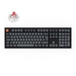 Keychron K10 Max QMK Teclado Mecânico Sem Fios Bluetooth Multi-Dispositivo Switch RED Cinzento Keychron K10 Max QMK Teclado Mecânico Sem Fios Bluetooth Multi-Dispositivo Switch RED Cinzento