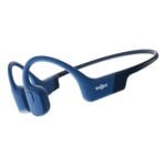 Casque de sport sans fil Shokz OpenRun Blue, étanche IP67, USB-C, à conduction osseuse