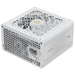 Fonte de alimentação modular completa Forgeon Reactor 850W Cybenetics Platinum ATX 3.1 PCIe 5.1, branca Fonte de alimentação modular completa Forgeon Reactor 850W Cybenetics Platinum ATX 3.1 PCIe 5.1, branca