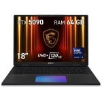MSI Titan 18 HX AI A2XWJG-249ES MiniLED Intel Core Ultra 9 285HX 64GB 2TB SSD RTX 5090 18" W11 MSI Titan 18 HX AI A2XWJG-249ES MiniLED Intel Core Ultra 9 285HX 64GB 2TB SSD RTX 5090 18" W11