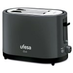 Grille-pain Ufesa Duo 2 Fentes 750W 7 Niveaux Gris Fonce