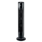 Ufesa Riga Ventilador de Torre Oscilante con 3 Velocidades 45W Negro