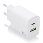 Aisens A110-0754 Ladegerät 20W 1xUSB-C PD3.0 1xUSB-A QC3.0 Weiß Aisens A110-0754 Ladegerät 20W 1xUSB-C PD3.0 1xUSB-A QC3.0 Weiß