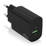 Aisens A110-0755 Ladegerät 20W 1xUSB-C PD3.0 1xUSB-A QC3.0 Schwarz Aisens A110-0755 Ladegerät 20W 1xUSB-C PD3.0 1xUSB-A QC3.0 Schwarz