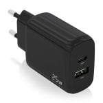 Aisens A110-0759 Ladegerät 25W 1xUSB-C PD3.0 1xUSB-A QC3.0 Schwarz Aisens A110-0759 Ladegerät 25W 1xUSB-C PD3.0 1xUSB-A QC3.0 Schwarz