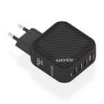 Aisens ASCH-100W4P029-BK GaN-Ladegerät 100W 3xUSB-C PD3.0 QC4.0 1xUSB-A QC3.0 Schwarz