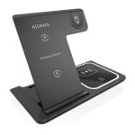 Aisens ASCH-15W3WC043-BK Carregador Sem Fios 3-em-1 USB-C 15W Preto