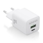 Aisens ASCH-30W2P037-W 30W GaN Ladegerät 1xUSB-C PD3.0 QC4.0 1xUSB-A QC3.0 Weiß Aisens ASCH-30W2P037-W 30W GaN Ladegerät 1xUSB-C PD3.0 QC4.0 1xUSB-A QC3.0 Weiß