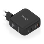 Aisens ASCH-140W3P031-BK 140W GaN Ladegerät 2xUSB-C PD3.1 QC4.0 1xUSB-A QC3.0 Schwarz Aisens ASCH-140W3P031-BK 140W GaN Ladegerät 2xUSB-C PD3.1 QC4.0 1xUSB-A QC3.0 Schwarz