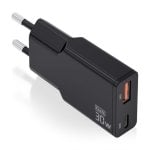 Aisens ASCH-30W2P047-BK Ultraflaches 30-W-GaN-Ladegerät, USB-C PD3.0 QC4.0, 1xUSB-A QC3.0, Schwarz Aisens ASCH-30W2P047-BK Ultraflaches 30-W-GaN-Ladegerät, USB-C PD3.0 QC4.0, 1xUSB-A QC3.0, Schwarz