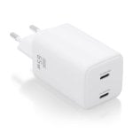 Aisens ASCH-65W2P039-W 65W GaN Ladegerät 2xUSB-C PD3.0 QC4.0 Weiß Aisens ASCH-65W2P039-W 65W GaN Ladegerät 2xUSB-C PD3.0 QC4.0 Weiß