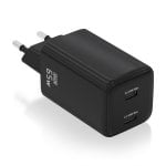 Aisens ASCH-65W2P040-BK 65W GaN Ladegerät 2xUSB-C PD3.0 QC4.0 Schwarz