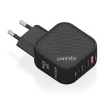Aisens ASCH-65W3P027-BK 65W GaN Ladegerät 2xUSB-C PD3.0 QC4.0 1xUSB-A QC3.0 Schwarz