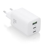 Aisens ASCH-65W3P041-W 65W GaN Ladegerät 2xUSB-C PD3.0 QC4.0 1xUSB-A QC3.0 Weiß