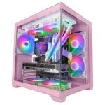 Mars Gaming Mc-view2 Caja Pc Microatx Doble Cristal Templado Ventilador Frgb 120mm Rosa Mars Gaming Mc-view2 Caja Pc Microatx Doble Cristal Templado Ventilador Frgb 120mm Rosa