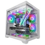 Mars Gaming Mc-view2 Caja Pc Microatx Doble Cristal Templado Ventilador Frgb 120mm Blanco Mars Gaming Mc-view2 Caja Pc Microatx Doble Cristal Templado Ventilador Frgb 120mm Blanco