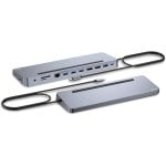 I-Tec Docking Station USB-C 3x Monitores Externos 4K + Power Delivery 100 W Metal Ergonómico I-Tec Docking Station USB-C 3x Monitores Externos 4K + Power Delivery 100 W Metal Ergonómico