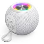 Hama Ball Shape Altavoz Bluetooth con 5 Modos de Luz 5W Blanco