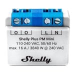 Relais Wi-Fi Shelly Plus PM Mini Wi-Fi Bluetooth Contrôle de l’éclairage Suivi de l’énergie Encastrable