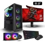 PC Racing D5 Equinox Gaming Intel Core i5-14600KF/32GB/2TB SSD/RTX 5070 Ti + Monitor 27" 2k + Combo Gaming PC Racing D5 Equinox Gaming Intel Core i5-14600KF/32GB/2TB SSD/RTX 5070 Ti + Monitor 27" 2k + Combo Gaming