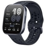 Amazfit Bip 6 Bluetooth GPS 46mm AMOLED Preto Resistência Água 5ATM SpO2 Pulsómetro
