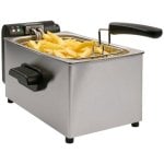 Fritteuse Traditionell Grunkel FRYPRO-3SS 3L 2000W aus Edelstahl mit Kaltgriff