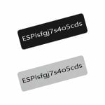 Servivant Placa Identificativa Operador Para Drones Personalizable (pack 2 Uds.) Normativa Aesa