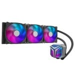 Flüssigkeitskühlung Yeyian Avance Infinity 360mm 3 Lüfter ARGB Schwarz