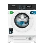 Lave-linge Cecotec Bolero DressCode 740 BI Hublot 7kg 1350rpm A Blanc Vapeur LED