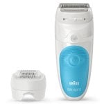Braun Silk Epil 5-605 Epilatore 28 Pinzette Bianco/Blu Braun Silk Epil 5-605 Epilatore 28 Pinzette Bianco/Blu