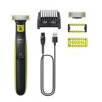 Tagliacapelli Multifunzione Philips OneBlade QP2824/20 senza Fili 45min 2 Pettini Impermeabile