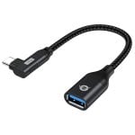 Conceptronic ABBY19B Ataptador OTG USB-C en Ángulo de 90º a USB 3.2 Gen 2 10Gbps Negro Conceptronic ABBY19B Ataptador OTG USB-C en Ángulo de 90º a USB 3.2 Gen 2 10Gbps Negro