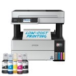 Epson EcoTank ET-5185 Impressora Multifunções Cores WiFi A4 Depósitos de Tinta Duplex Fax Epson EcoTank ET-5185 Impressora Multifunções Cores WiFi A4 Depósitos de Tinta Duplex Fax