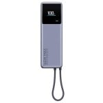 Xiaomi 165W Power Bank 10000mAh mit integriertem Kabel Grau Xiaomi 165W Power Bank 10000mAh mit integriertem Kabel Grau