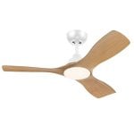 Lampe ventilateur LED Philips avec télécommande SceneSwitch 106 cm 220 V IP20 Blanc/Bois Lampe ventilateur LED Philips avec télécommande SceneSwitch 106 cm 220 V IP20 Blanc/Bois