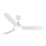 Philips Ventilador Techo Con Led 28W Aspas Fijas (diam. 136cm) Motor DC 3 temperatura Mando Blanco