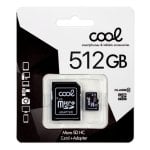 Cool Tarjeta Memoria MicroSD con Adaptador UHS-I 512GB Clase 10 Cool Tarjeta Memoria MicroSD con Adaptador UHS-I 512GB Clase 10